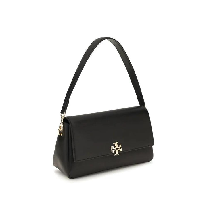 Tory Burch Black Calf Leather Bos Taurus Shoulder Bag