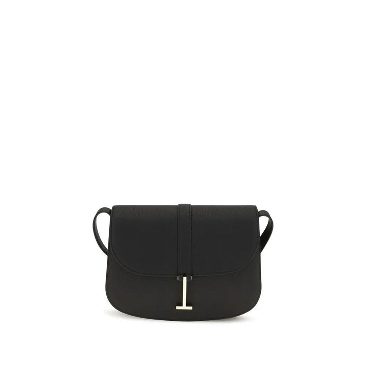 Tom Ford Black Calf Leather Bos Taurus Shoulder Bag