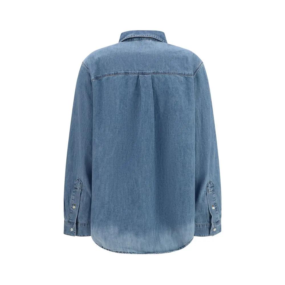 Miu Miu Blue Denim Shirt
