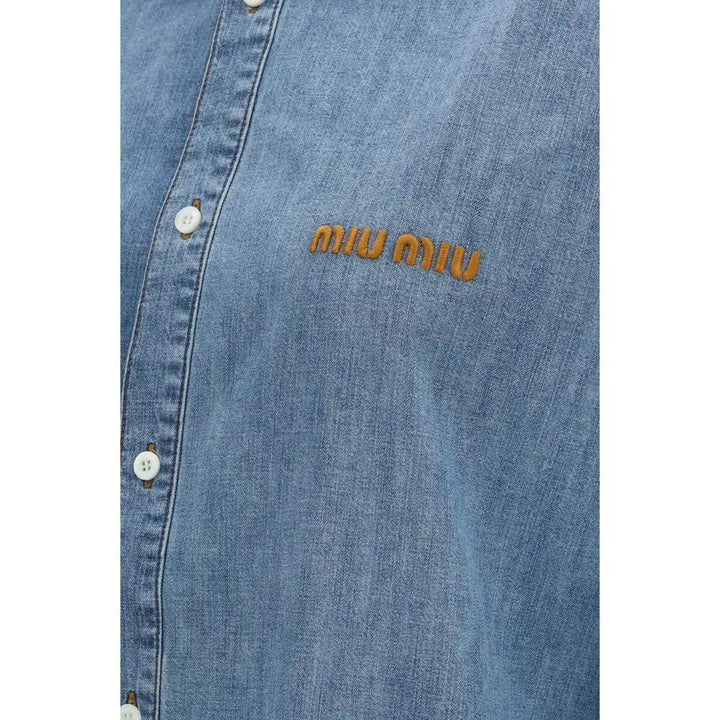 Miu Miu Blue Denim Shirt