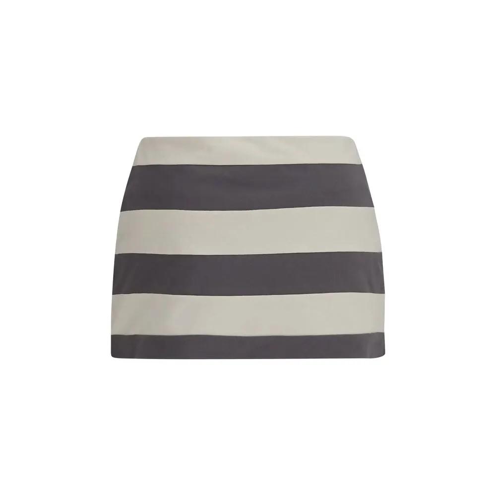 Miu Miu Multicolor Cotton Mini Skirt
