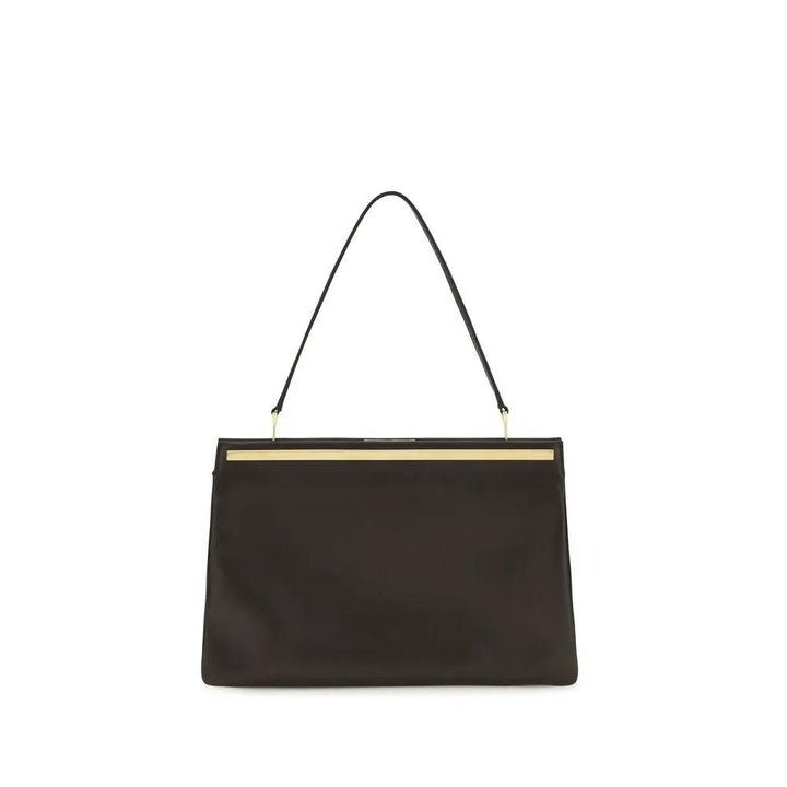 The Row Brown Calf Leather Bos Taurus Shoulder Bag