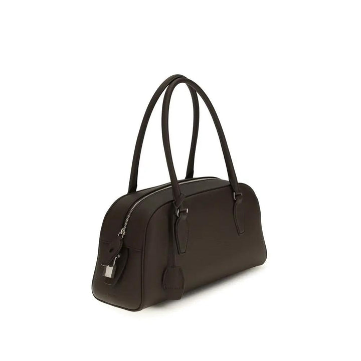 The Row Brown Calf Leather Bos Taurus Shoulder Bag
