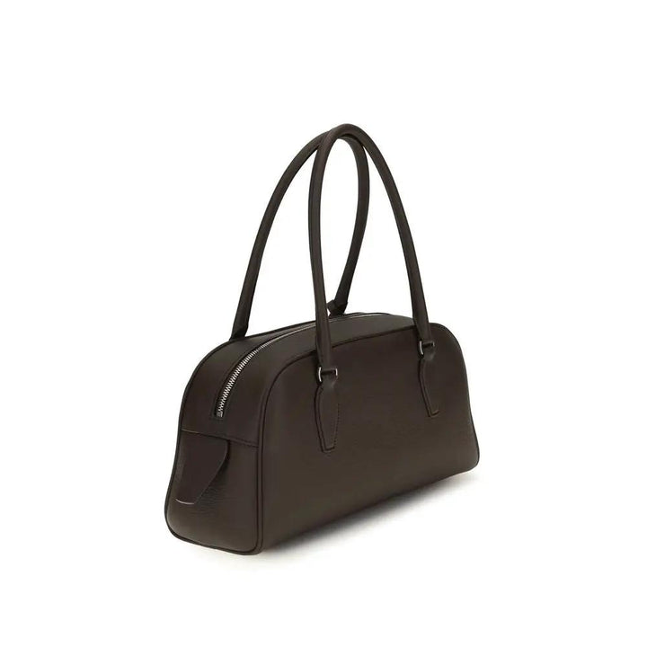 The Row Brown Calf Leather Bos Taurus Shoulder Bag
