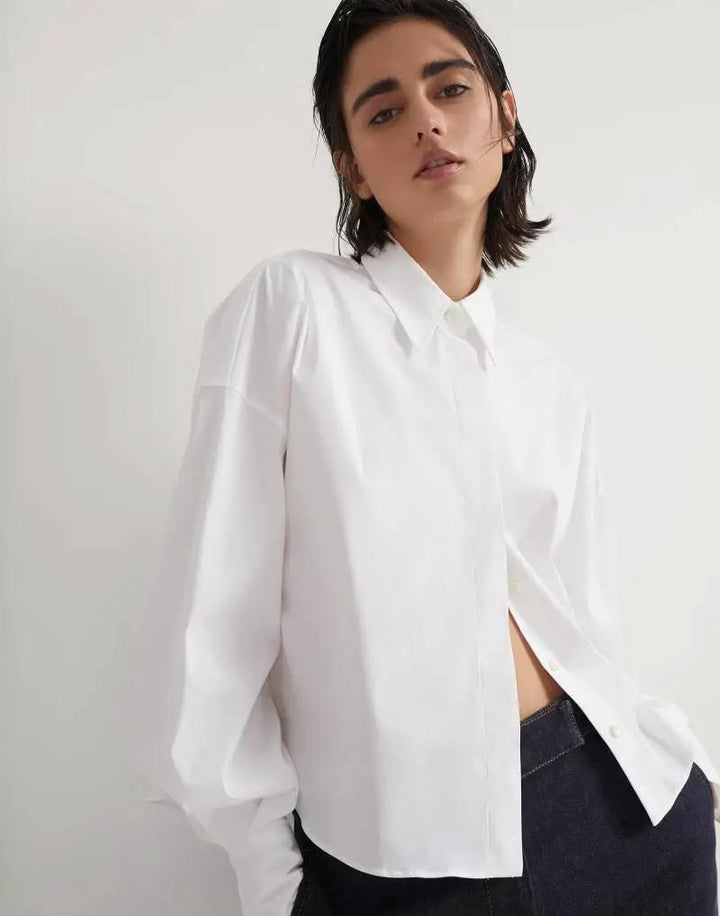 Brunello Cucinelli White Cotton Dress Shirt