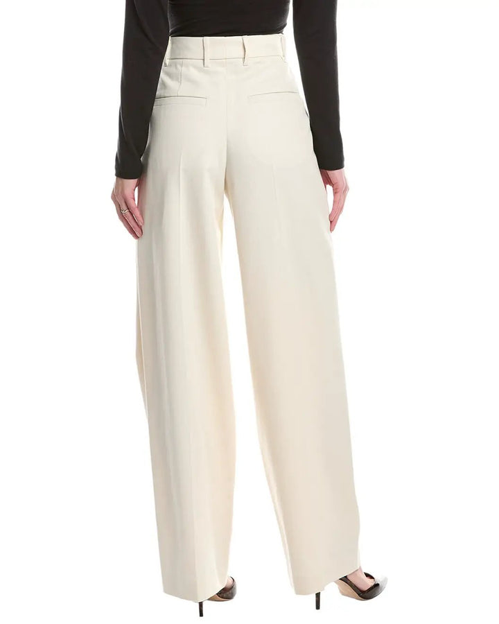 Brunello Cucinelli White Cotton Pants