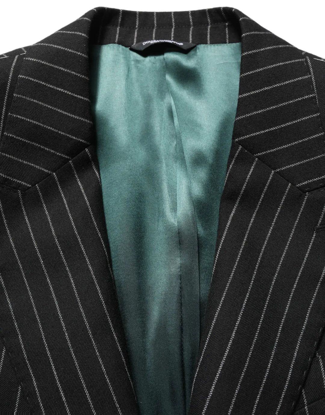 Dolce &amp; Gabbana Sample Sale | Dolce &amp; Gabbana Black Stripes Wool Single Breasted Blazer - | Designer outlet