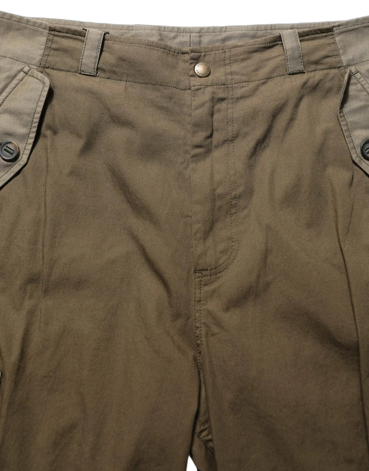 Dolce &amp; Gabbana Sample Sale | Dolce &amp; Gabbana Brown Mid Waist Straight Cargo Trouser Pants - | Designer outlet