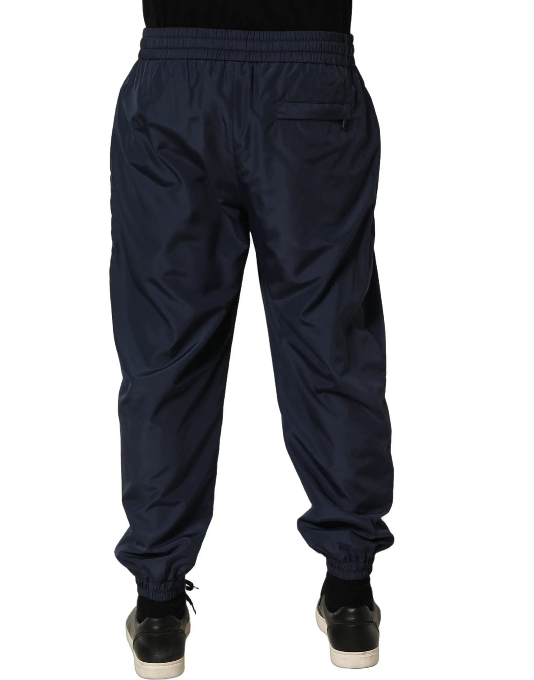 Dolce &amp; Gabbana Sample Sale | Dolce &amp; Gabbana Dark Blue Polyester Jogger Sweatpants Pants - | Designer outlet