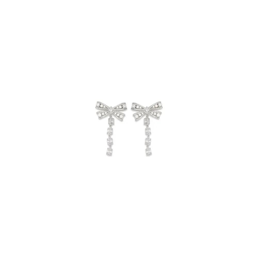 Self-Portrait Silver Brass Earrings