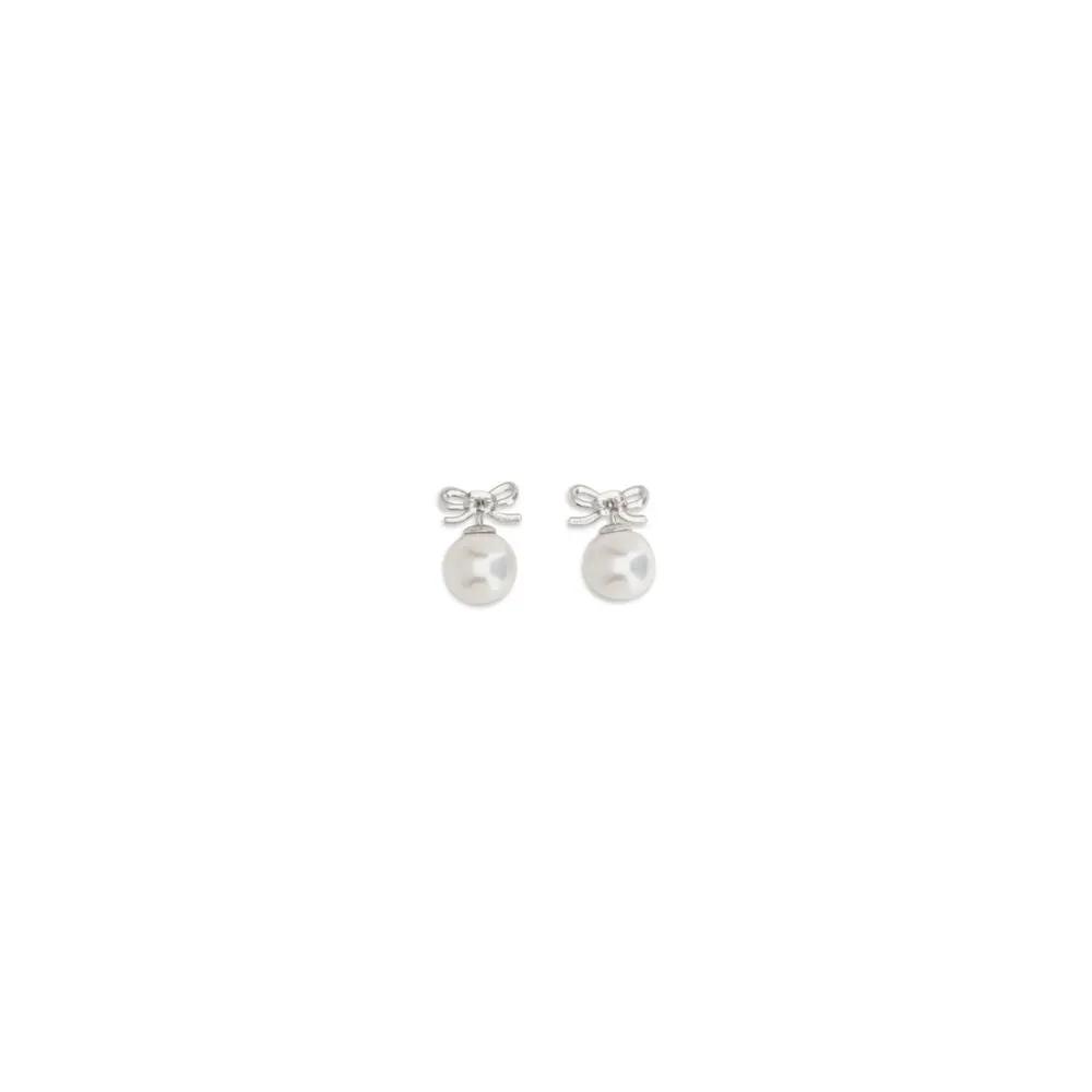 Self-Portrait Silver Brass Earrings