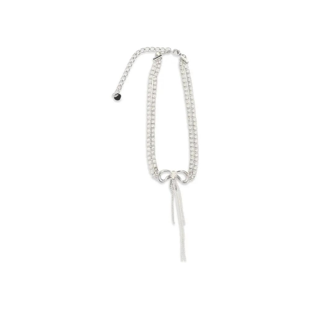 Self-Portrait Silver Brass Necklace