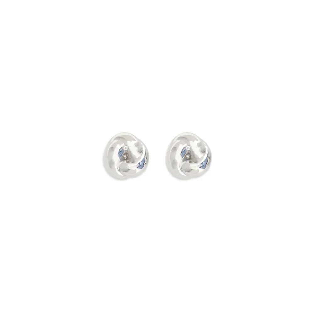 Self-Portrait Silver Brass Earrings