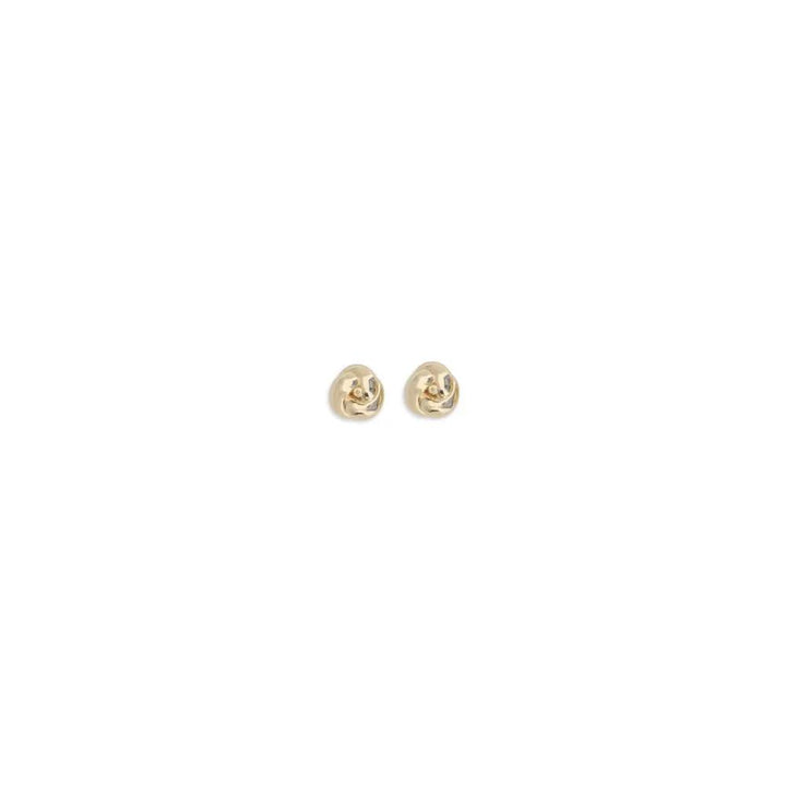 Self-Portrait Gold Brass Earrings
