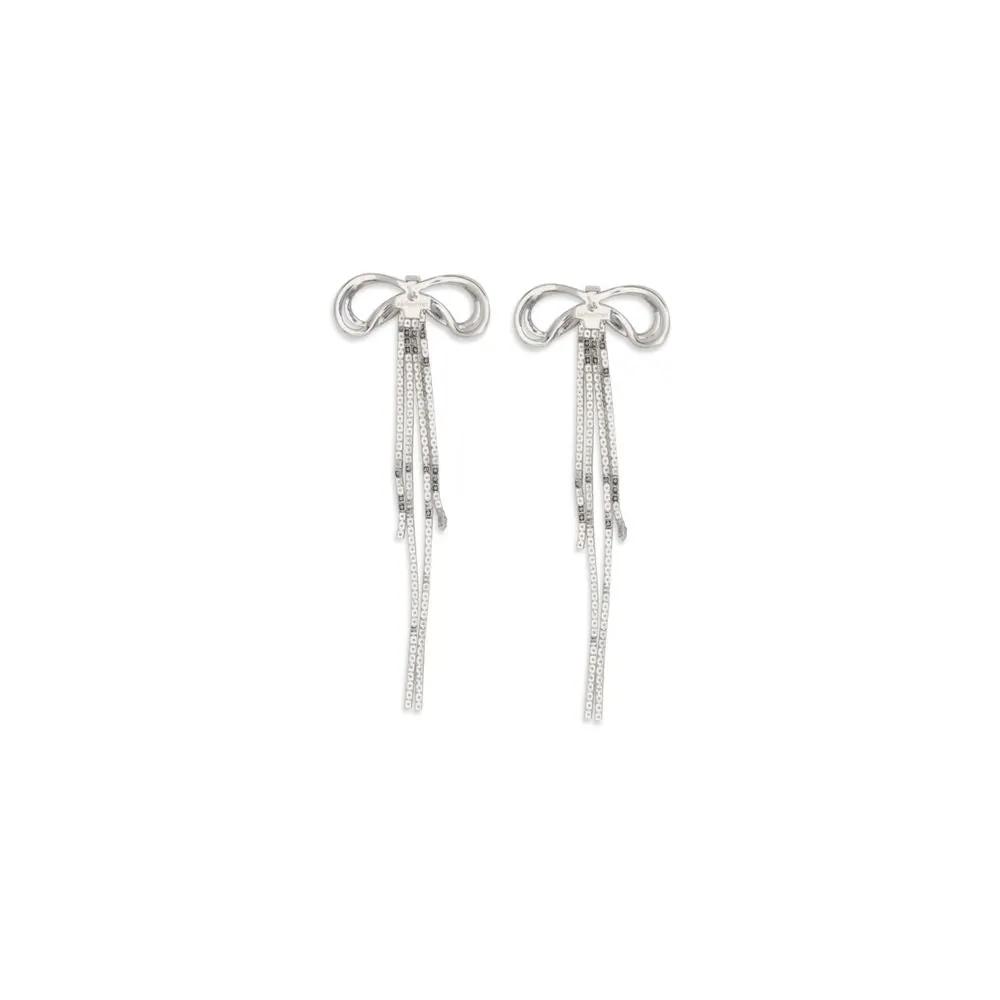 Self-Portrait Sample Sale | Self-Portrait Silver Brass Earrings - | Designer outlet