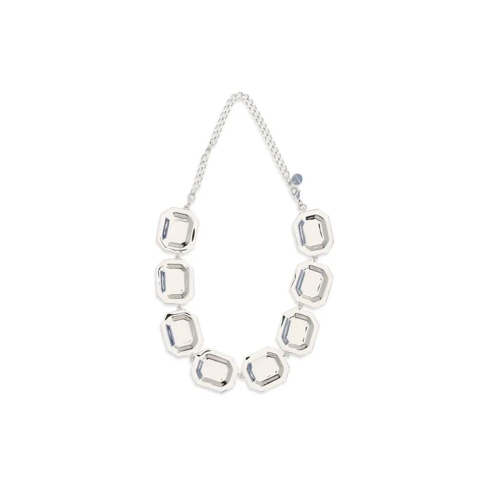 Self-Portrait Sample Sale | Self-Portrait Silver Brass Necklace - | Designer outlet
