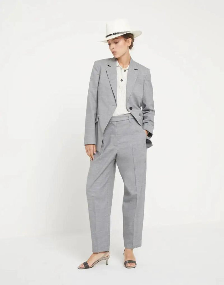 Brunello Cucinelli Bicolor Wool Blazer