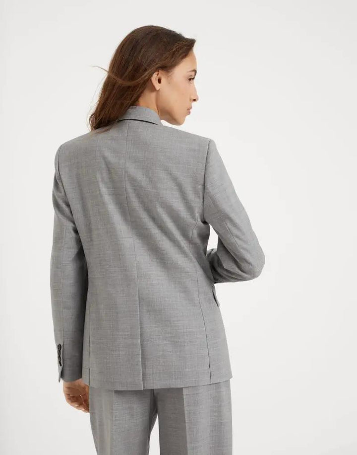 Brunello Cucinelli Bicolor Wool Blazer