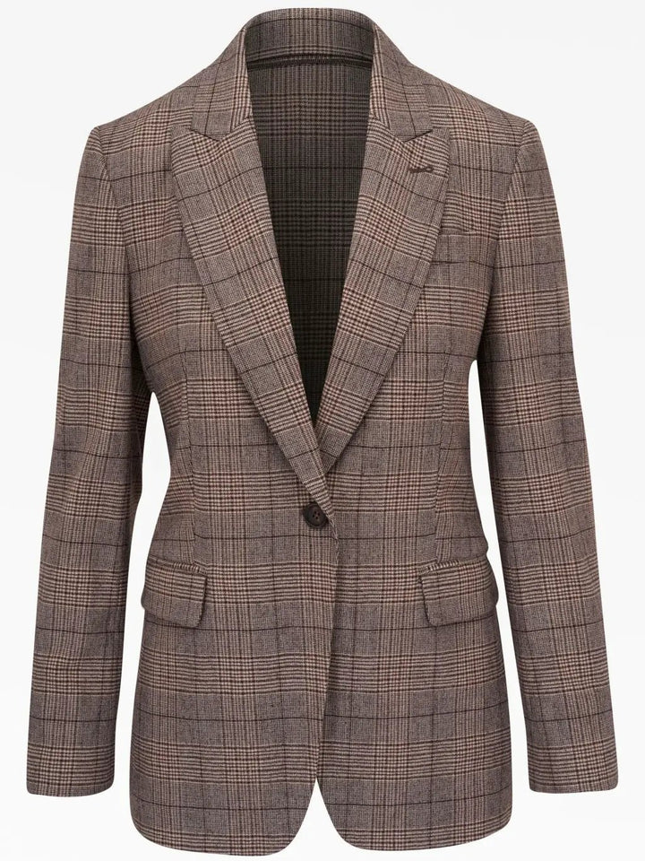 Brunello Cucinelli Beige Wool Blazer