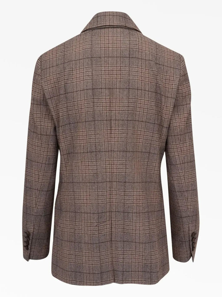Brunello Cucinelli Beige Wool Blazer