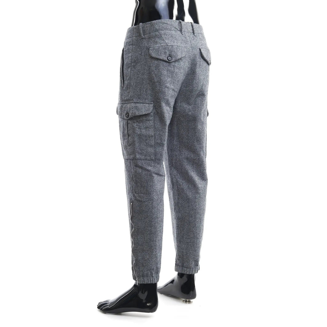 Brunello Cucinelli Sample Sale | Brunello Cucinelli Gray Wool Cargo Pants - | Designer outlet