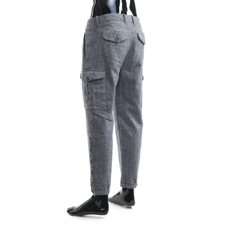 Brunello Cucinelli Sample Sale | Brunello Cucinelli Gray Wool Cargo Pants - | Designer outlet