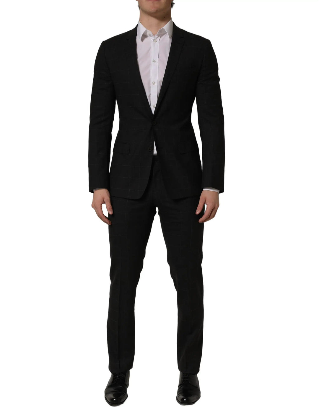 Dolce &amp; Gabbana Sample Sale | Dolce &amp; Gabbana Black Wool Slim Fit Formal 2 Piece Men Suit - | Designer outlet