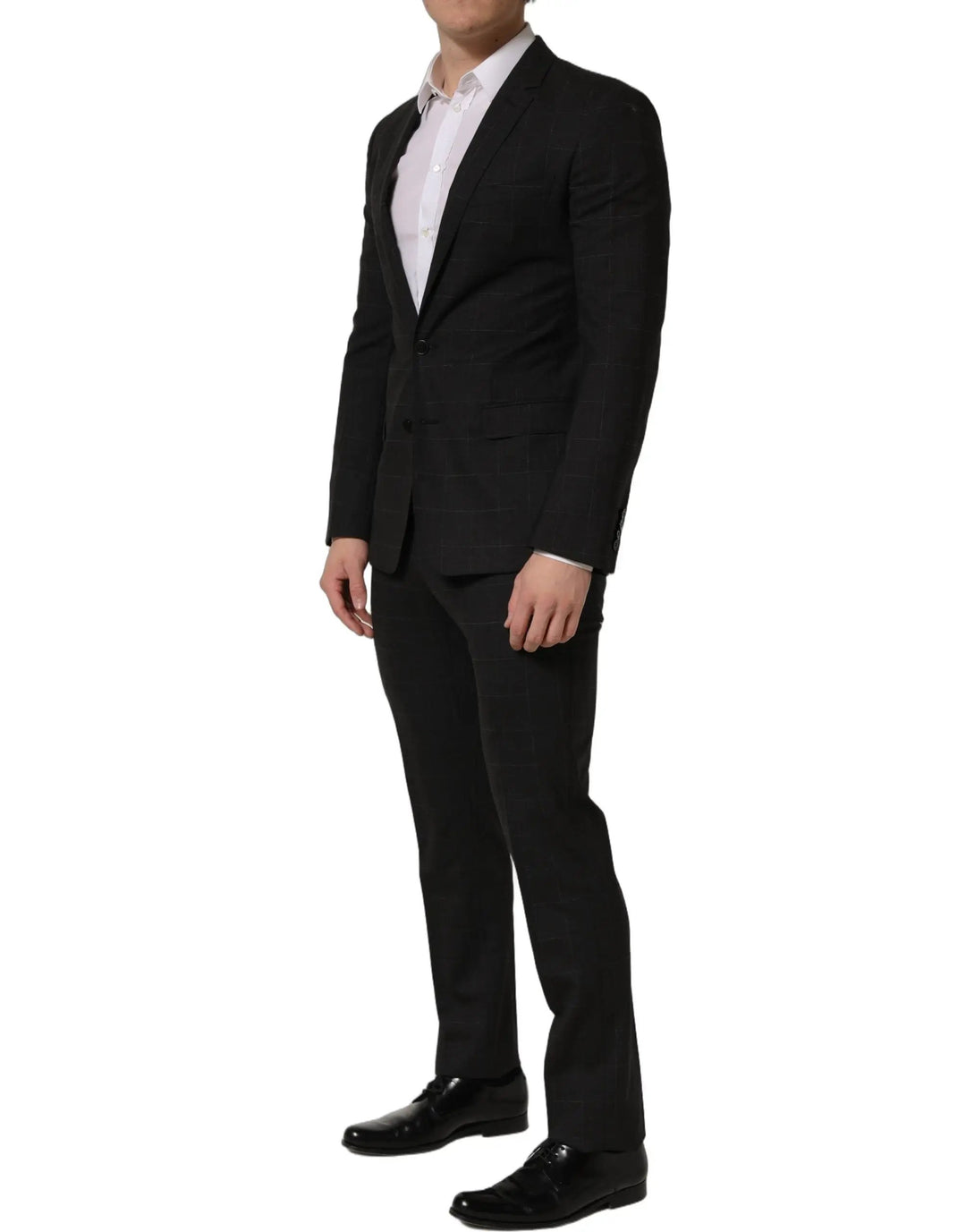 Dolce &amp; Gabbana Sample Sale | Dolce &amp; Gabbana Black Wool Slim Fit Formal 2 Piece Men Suit - | Designer outlet