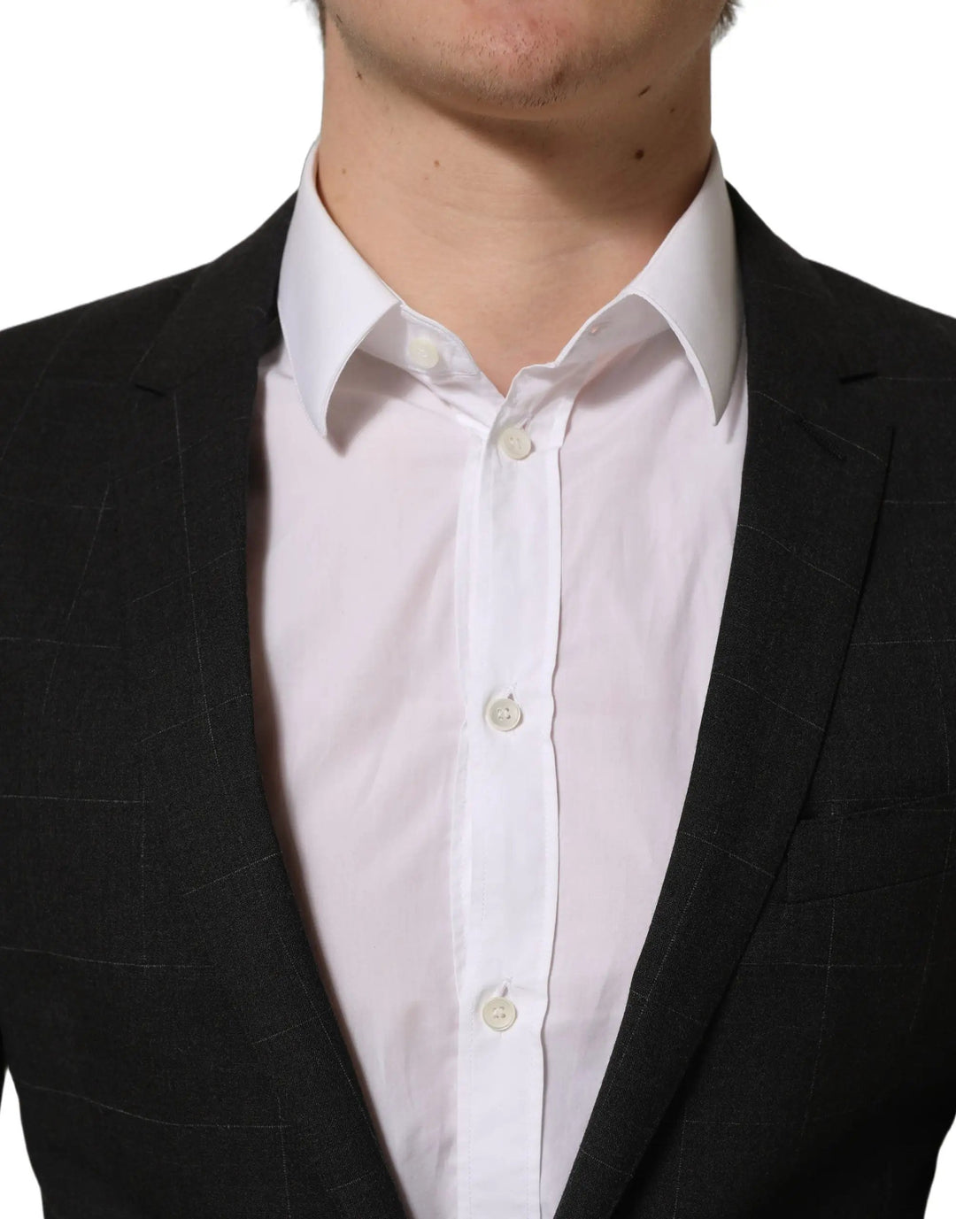Dolce &amp; Gabbana Sample Sale | Dolce &amp; Gabbana Black Wool Slim Fit Formal 2 Piece Men Suit - | Designer outlet