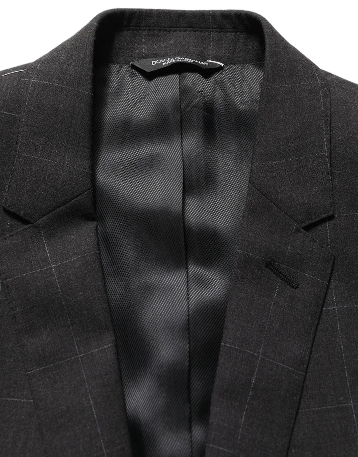 Dolce &amp; Gabbana Sample Sale | Dolce &amp; Gabbana Black Wool Slim Fit Formal 2 Piece Men Suit - | Designer outlet