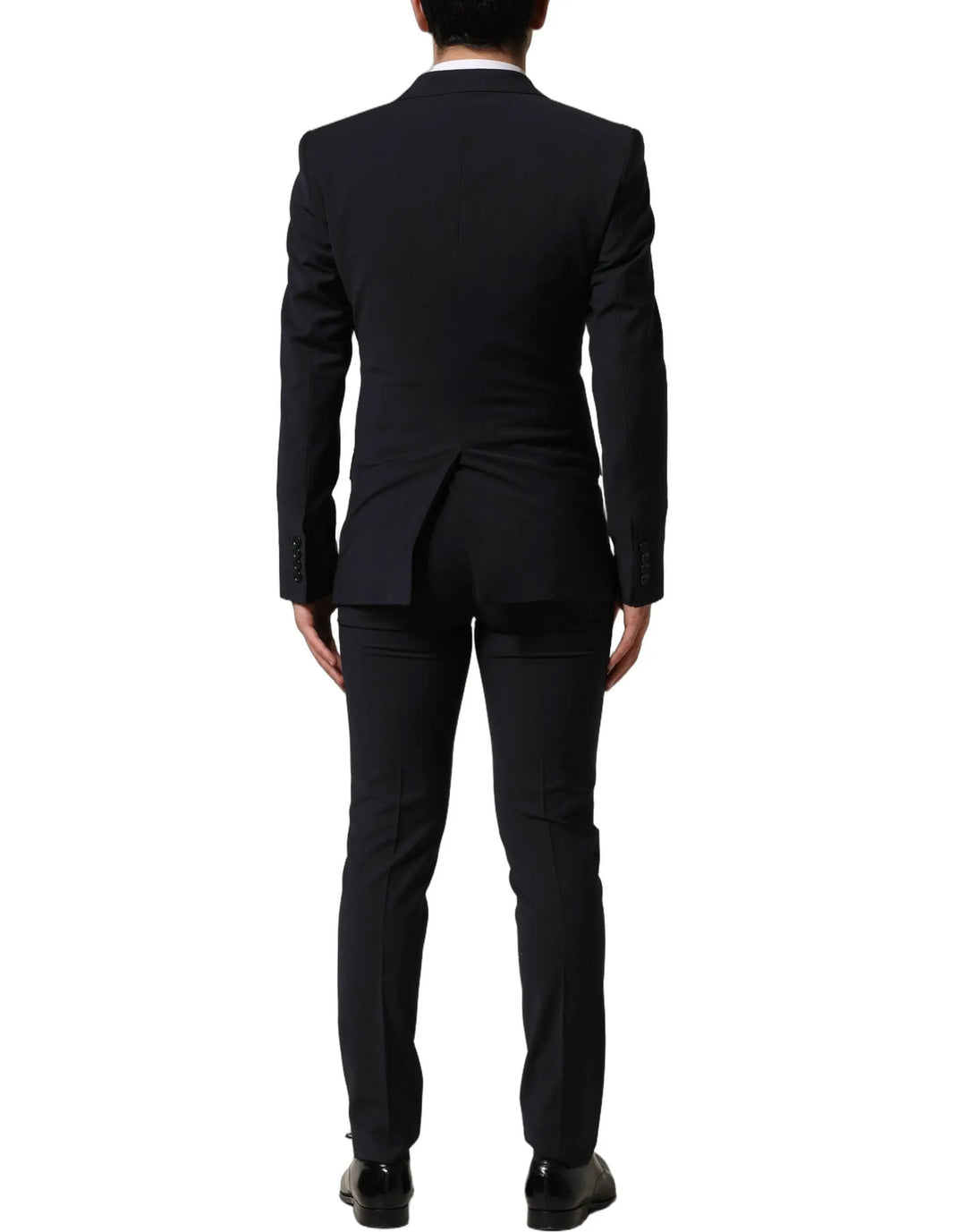 Dolce &amp; Gabbana Sample Sale | Dolce &amp; Gabbana Black Wool Slim Fit Formal 3 Piece Men Suit - | Designer outlet