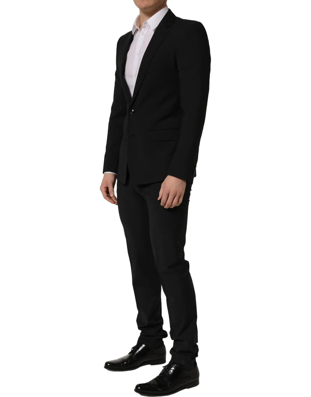 Dolce &amp; Gabbana Sample Sale | Dolce &amp; Gabbana Black Wool Slim Fit Formal 2 Piece Men Suit - | Designer outlet