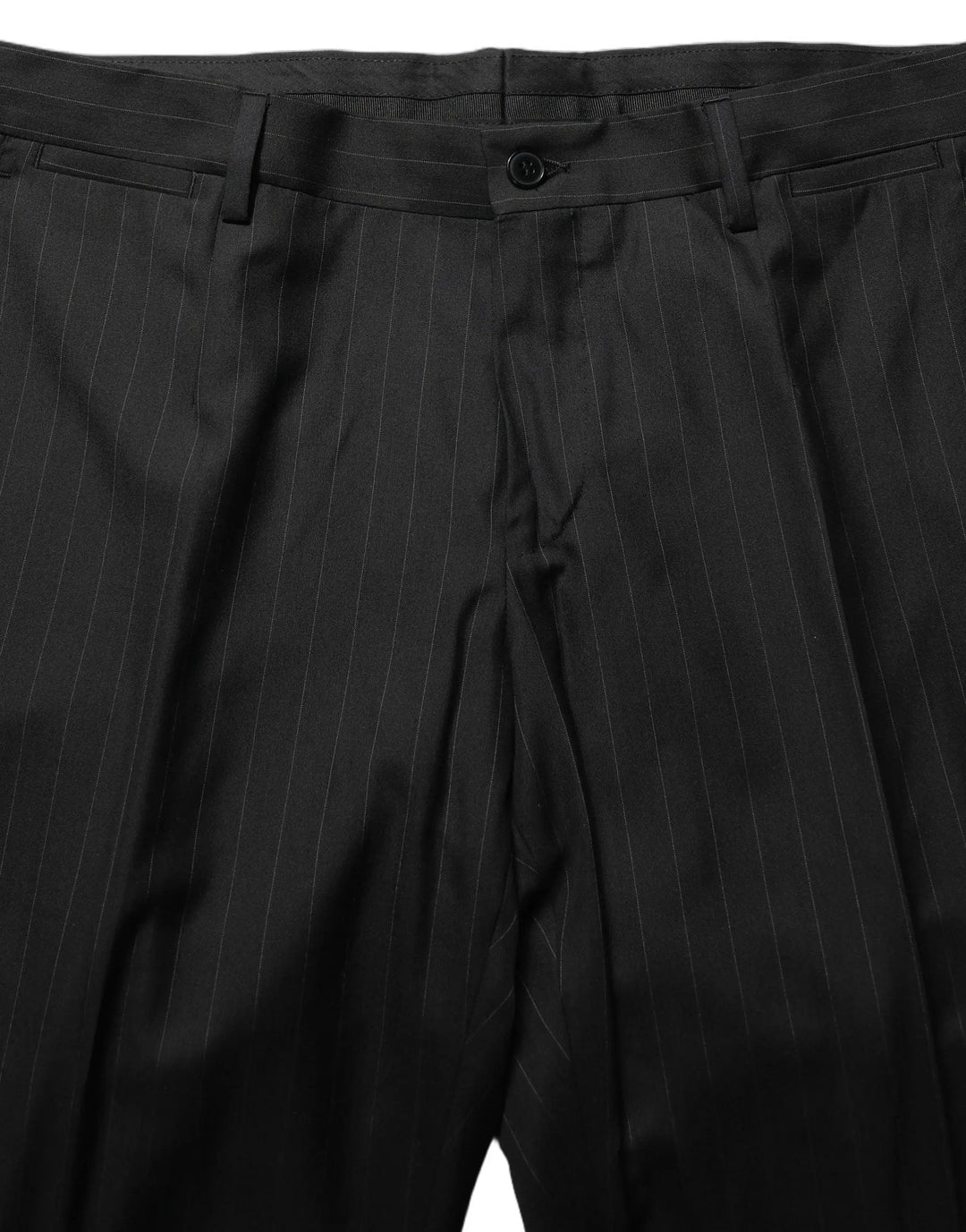 Dolce &amp; Gabbana Sample Sale | Dolce &amp; Gabbana Black Stripes Slim Fit Formal 3 Piece Suit - | Designer outlet