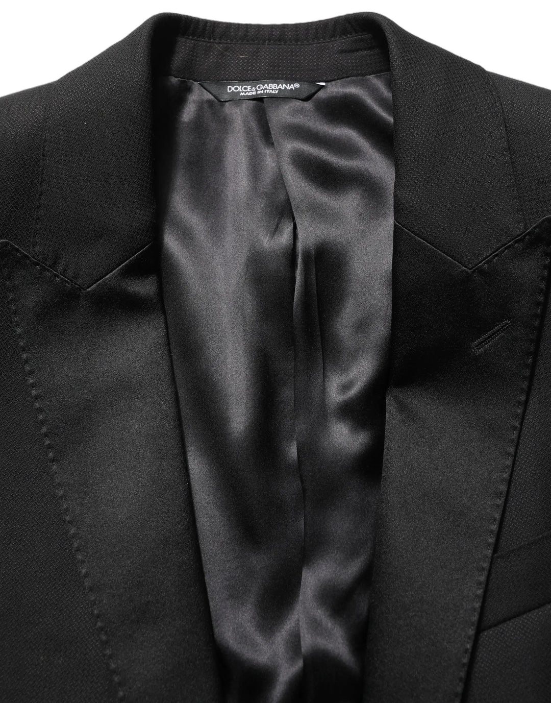 Dolce &amp; Gabbana Sample Sale | Dolce &amp; Gabbana Black MARTINI Slim Fit Formal 3 Piece Suit - | Designer outlet