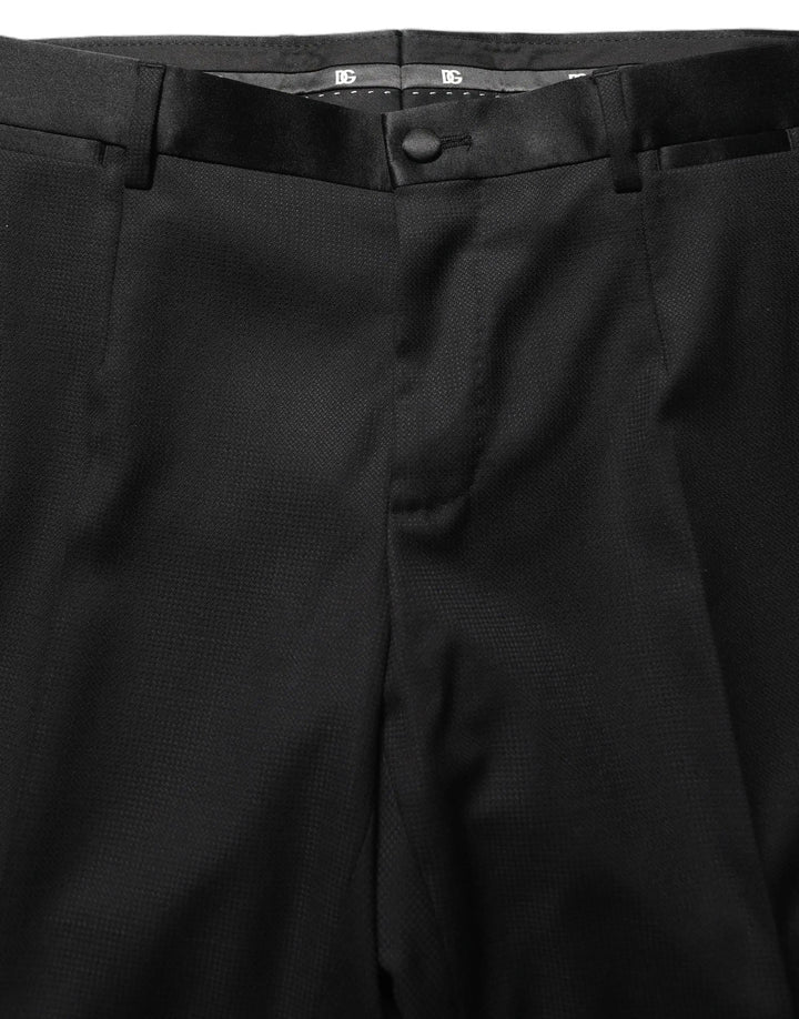 Dolce &amp; Gabbana Sample Sale | Dolce &amp; Gabbana Black MARTINI Slim Fit Formal 3 Piece Suit - | Designer outlet