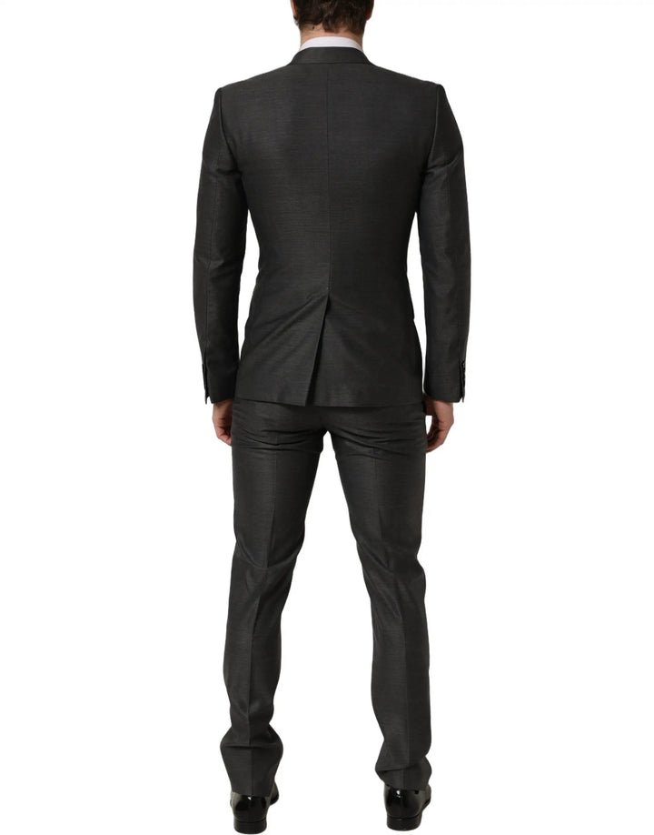 Dolce &amp; Gabbana Sample Sale | Dolce &amp; Gabbana Gray MARTINI Slim Fit Formal 3 Piece Suit - | Designer outlet