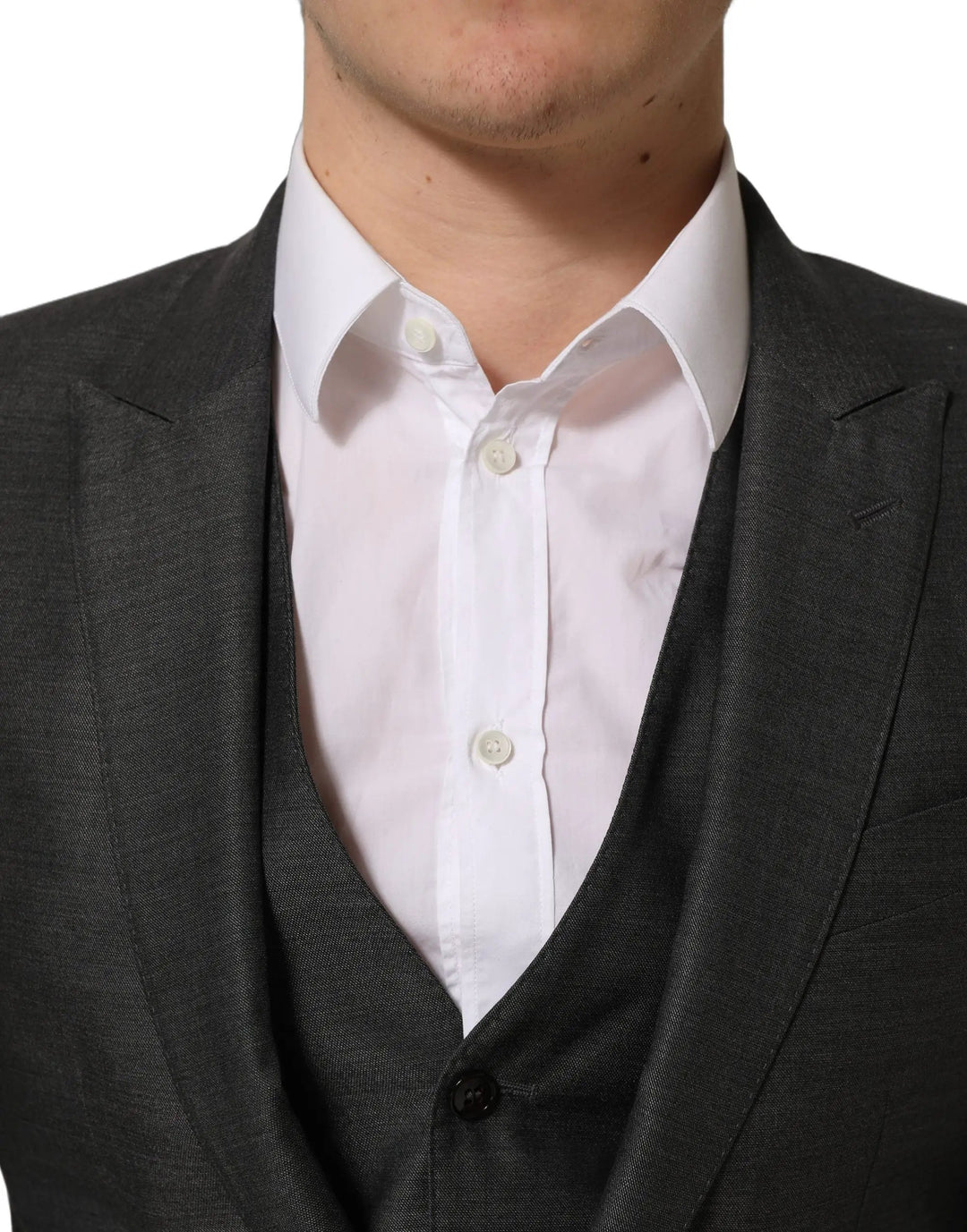 Dolce &amp; Gabbana Sample Sale | Dolce &amp; Gabbana Gray MARTINI Slim Fit Formal 3 Piece Suit - | Designer outlet