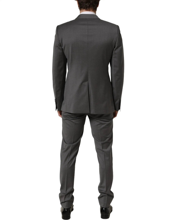 Dolce &amp; Gabbana Sample Sale | Dolce &amp; Gabbana Gray MARTINI Slim Fit Formal 2Piece Men Suit - | Designer outlet