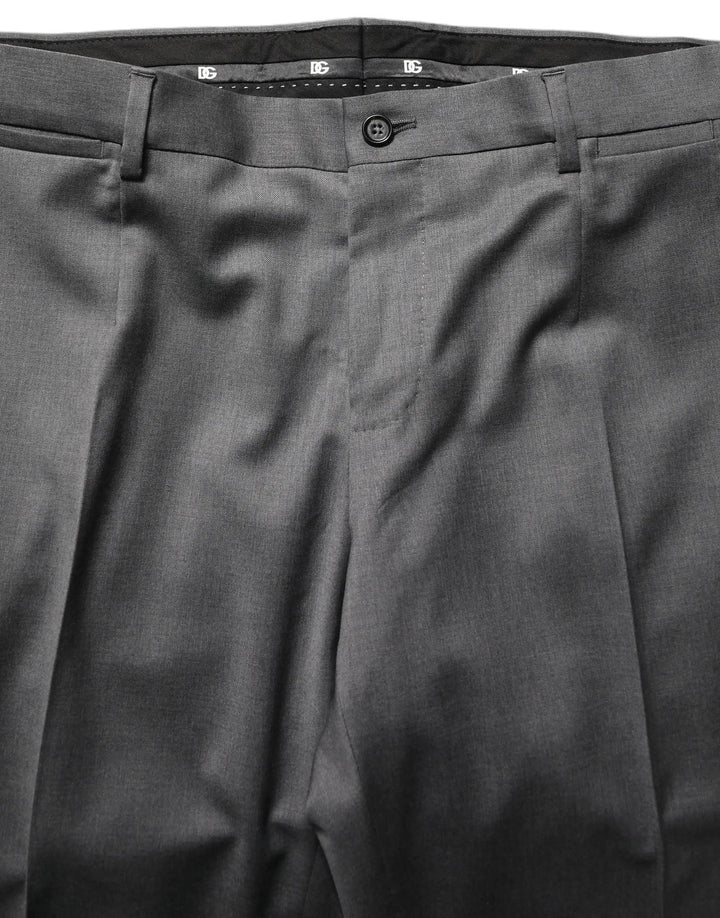 Dolce &amp; Gabbana Sample Sale | Dolce &amp; Gabbana Gray MARTINI Slim Fit Formal 2Piece Men Suit - | Designer outlet