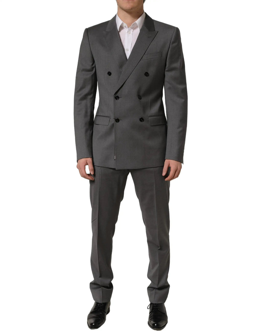 Dolce &amp; Gabbana Sample Sale | Dolce &amp; Gabbana Gray MARTINI Slim Fit Formal 2Piece Men Suit - | Designer outlet
