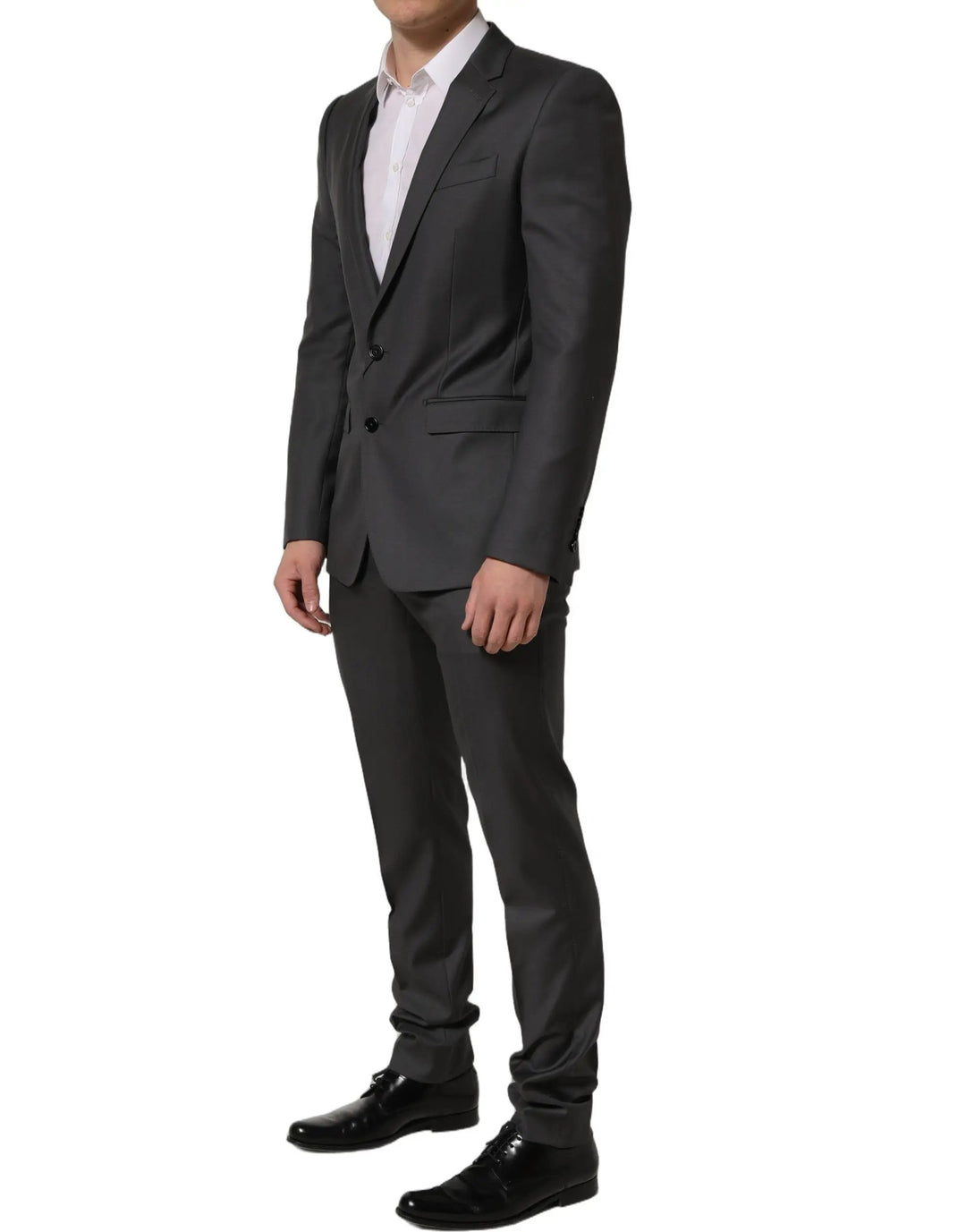 Dolce &amp; Gabbana Sample Sale | Dolce &amp; Gabbana Gray MARTINI Slim Fit Formal 2Piece Men Suit - | Designer outlet