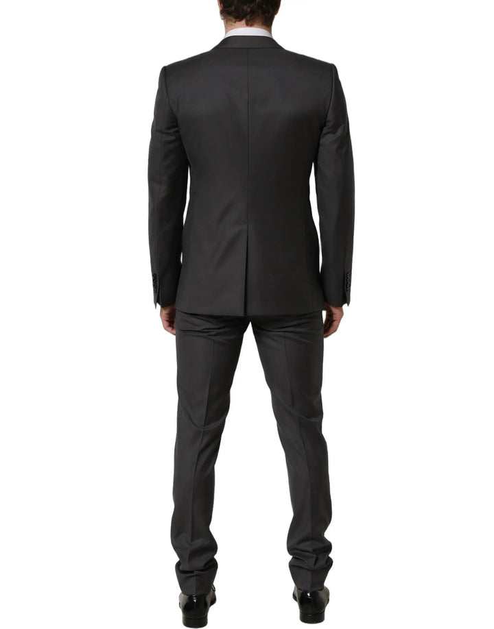 Dolce &amp; Gabbana Sample Sale | Dolce &amp; Gabbana Gray MARTINI Slim Fit Formal 2Piece Men Suit - | Designer outlet