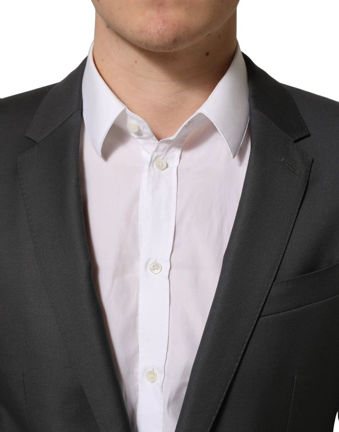 Dolce &amp; Gabbana Sample Sale | Dolce &amp; Gabbana Gray MARTINI Slim Fit Formal 2Piece Men Suit - | Designer outlet