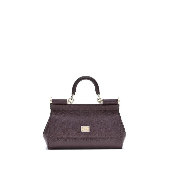 Dolce &amp; Gabbana Sample Sale | Dolce &amp; Gabbana Brown Calf Leather Bos Taurus Shoulder Bag - | Designer outlet