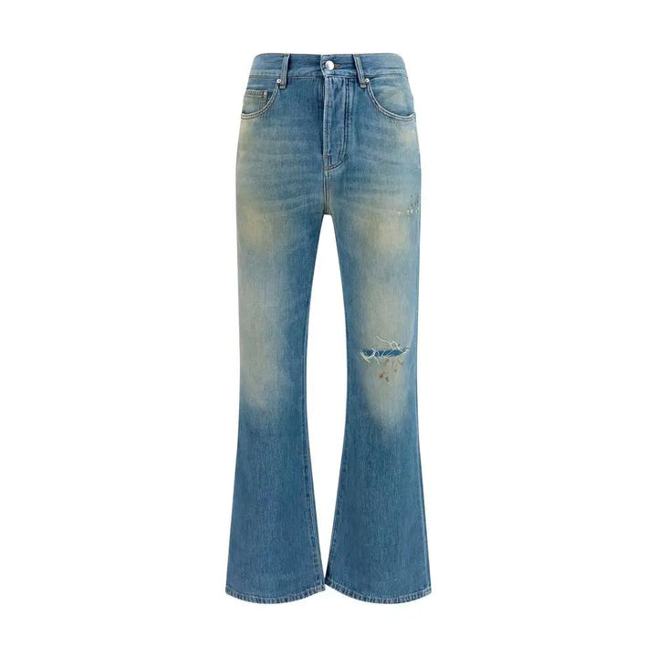Amiri Sample Sale | Amiri Blue Cotton Flared Jeans - | Designer outlet