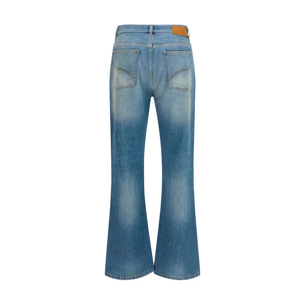 Amiri Sample Sale | Amiri Blue Cotton Flared Jeans - | Designer outlet