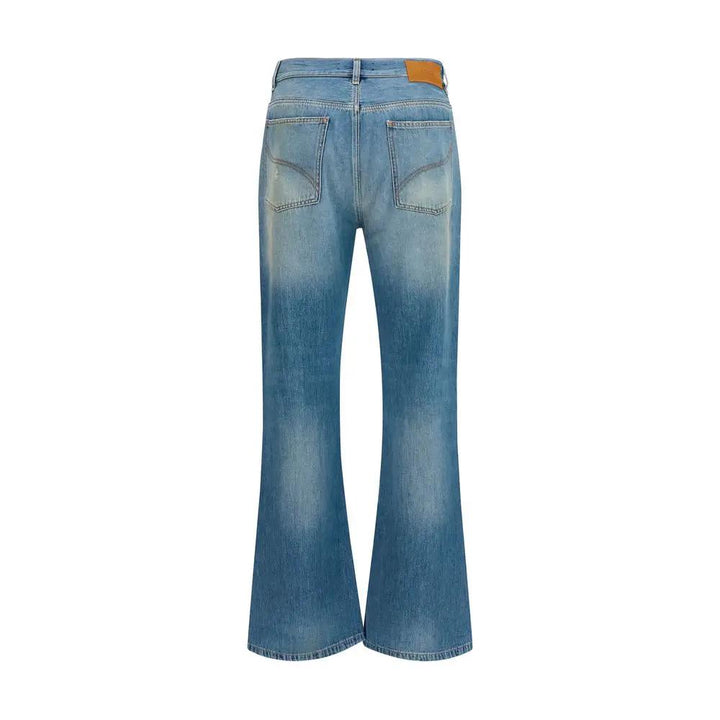 Amiri Sample Sale | Amiri Blue Cotton Flared Jeans - | Designer outlet