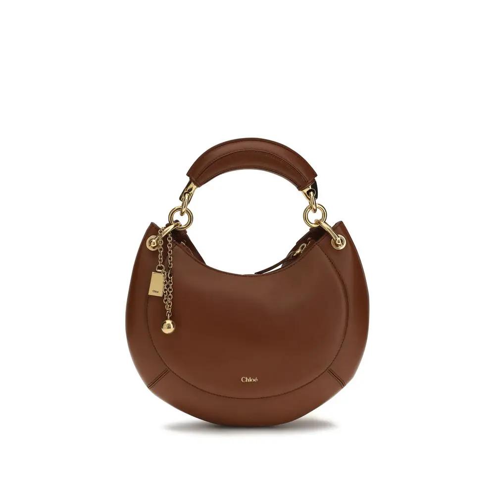Chloé Sample Sale | Chloé Brown Calf Leather Bos Taurus Shoulder Bag - | Designer outlet