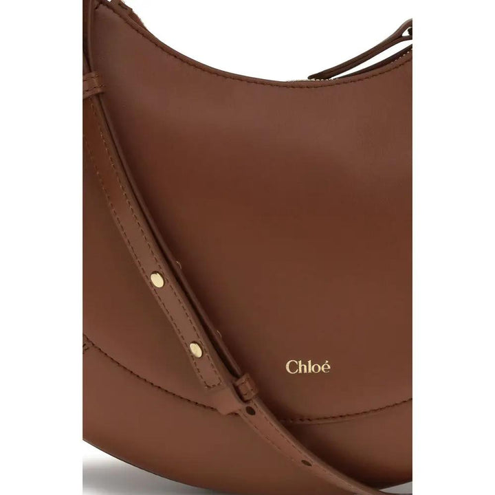 Chloé Sample Sale | Chloé Brown Calf Leather Bos Taurus Shoulder Bag - | Designer outlet