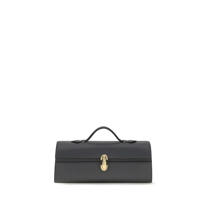 Savette Sample Sale | Savette Gray Calf Leather Bos Taurus Shoulder Bag - | Designer outlet